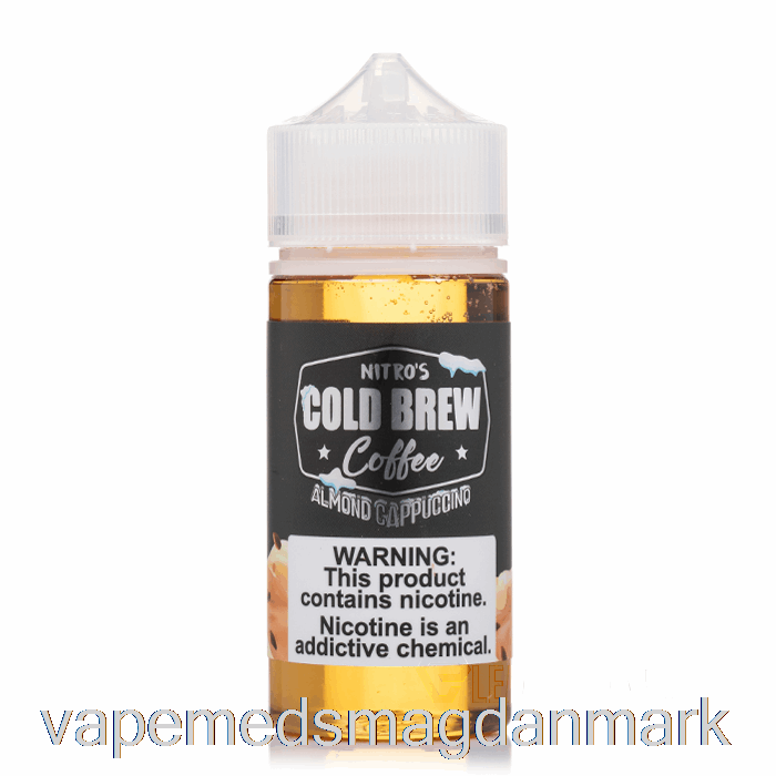 Engangs Vape Danmark Mandel Cappuccino - Nitros Cold Brew - 100ml 6mg